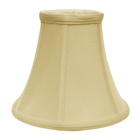 Slant Bell Softback Lampshade With Washer Fitter, Antique White