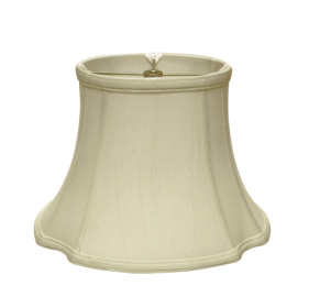 Slant Inverted Corner Oval Softback Lampshade With Washer Fitter, Egg