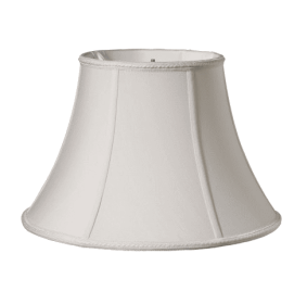 Slant Transitional Oval Softback Lampshade With Washer Fitter, Cream