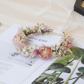 Gypsophila Crown, Dried Flower Crown, Bridal Wedding, Daily Party, Birthday Universal Crown