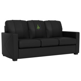 Silver Sofa with Christmas Tree Logo