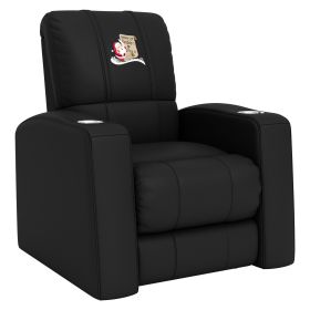 Relax Home Theater Recliner with Naughty or Nice Logo