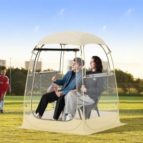 Instant Pop up Sports Tent with Carrying Bag and Floor Mat for 1-2/5-6 People