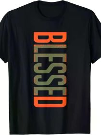 The Olive Army Sun Orange Color Men's T-shirt Outdoor Wear, Men's Clothing, Casual Short-sleeved T-shirt