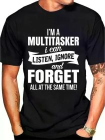 Plus Size Cotton, Men's Creative Top, Casual Short Sleeve Crew Neck T-shirt, Men's Clothing For Summer Outdoor