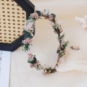 Gypsophila Crown, Dried Flower Crown, Bridal Wedding, Daily Party, Birthday Suitable Crown